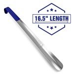 Long Handle Metal Shoe Horn for Seniors & Kids