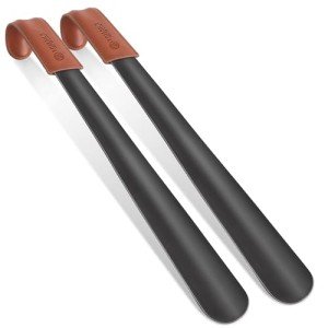 ZOMAKE Long Handled Stainless Steel Shoe Horn