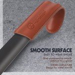 Extra Long Metal Shoe Horns with Leather Handle