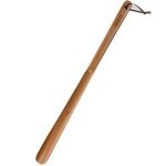 Long Handled Wooden Shoe Horn for Seniors