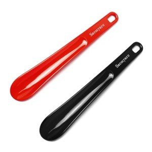 Sarmyarc 2-Pack Plastic Shoe Horns, 10.3 Inches