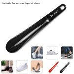 Sarmyarc 2-Pack Plastic Shoe Horns, 10.3 Inches