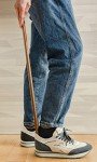 Long Handled Wooden Shoe Horn for Seniors