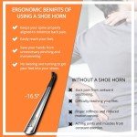 Long Handle Metal Shoe Horns - 2 Pack