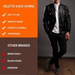 Long Handle Metal Shoe Horns - 2 Pack