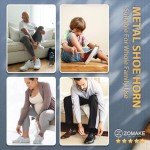 ZOMAKE Metal Shoe Horn Set - Travel & Home