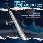 NINEMAX Extra Long Metal Shoe Horns 42cm (2pcs)