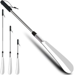 Adjustable Telescopic Shoe Horn for Easy Wear