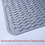 Nightstand Waterproof Protector Mat for CPAP Machine, Prevents Vibration and Noise, Silicone Non-Slip Protector Mat Keep Machine in Place
