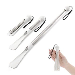 Long Handle Foldable Shoe Horn for Travel