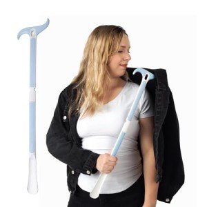 Long Handle Shoehorn and Dressing Aid for Mobility