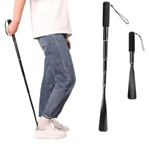 Adjustable Long Handle Shoe Horn for Seniors