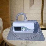 Nightstand Waterproof Protector Mat for CPAP Machine, Prevents Vibration and Noise, Silicone Non-Slip Protector Mat Keep Machine in Place