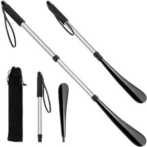 Long Handle Shoe Horn for Seniors – 31.5" Adjustable
