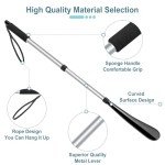 Long Handle Shoe Horn for Seniors – 31.5" Adjustable