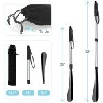 Long Handle Shoe Horn for Seniors – 31.5" Adjustable