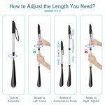 Long Handle Shoe Horn for Seniors – 31.5" Adjustable