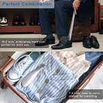 BOOMIBOO 2-Pack Long and Travel Shoe Horns