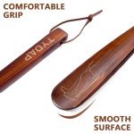 Wooden Shoe Horn for Home and Travel Use