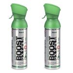 Boost Oxygen Medium Natural 5L Canister | Respiratory Support for Aerobic Recovery, Altitude, Performance & Health (2 Pack)