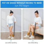 Adjustable Long Handled Shoe Horn for Easy Dressing