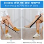 Adjustable Long Handled Shoe Horn for Easy Dressing