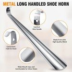 Long 16.5-Inch Stainless Steel Shoe Horn
