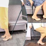 Retractable Long Handle Aluminum Shoe Horn for All