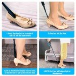 Retractable Long Handle Aluminum Shoe Horn for All