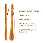 Wooden Shoe Horns, 2 Pack - 13" Long Handle