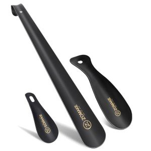 ZOMAKE Long Handle Shoe Horn for Seniors - 3 Pack