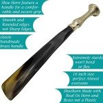Handmade Brass Shoe Horn with Easy Grip 16