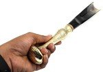 Handmade Brass Shoe Horn with Easy Grip 16
