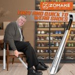 ZOMAKE 42CM Metal Long Handle Shoe Horn Set