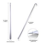 Long Handle Stainless Steel Shoe Horn for Comfort