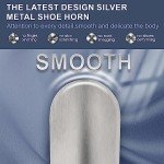 ZOMAKE 42cm Long Handle Metal Shoe Horn
