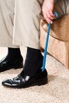 Carex 16.5" Long Handle Plastic Shoe Horn