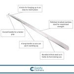 Comfy Clothiers 23-Inch Heavy-Duty Metal Shoe Horn