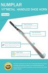 Long Handled Metal Shoe Horn – 12 Inch