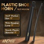 NINEMAX Long Shoe Horns - 16.14 Inch, 2-Pack