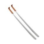 Long Handled Shoe Horn for Seniors, Silver