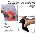 Long Handled Shoe Horn for Seniors, Silver