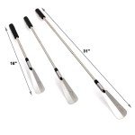 Adjustable Long Reach Shoe Horn - Stainless Steel