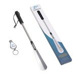 Adjustable Long Reach Shoe Horn - Stainless Steel