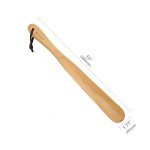 Musowood Yellow Wooden Shoe Horn, 38.1 cm