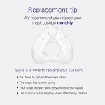 ResMed AirFit N20 Cushion - Nasal CPAP Mask Cushion Replacement - InfinitySeal Design - Soft Silicone - CPAP Accessories - Medium