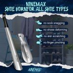 NINEMAX Stainless Steel Shoe Horn Set 42cm & 19cm