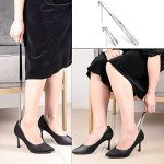 Stainless Steel Shoe Horn Set - Long Handle & Travel