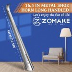 ZOMAKE 16.5-Inch Extra Long Metal Shoe Horn