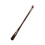 Extra Long Durable Wooden Shoehorn with Rope